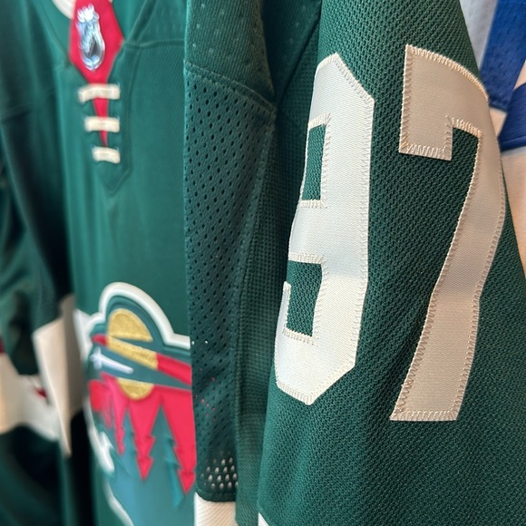 Kirill Kaprizov Minnesota Wild adidas Home Primegreen Authentic Player Jersey - Picture 6 of 10